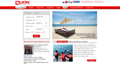 Desktop Screenshot of en.liontravel.com